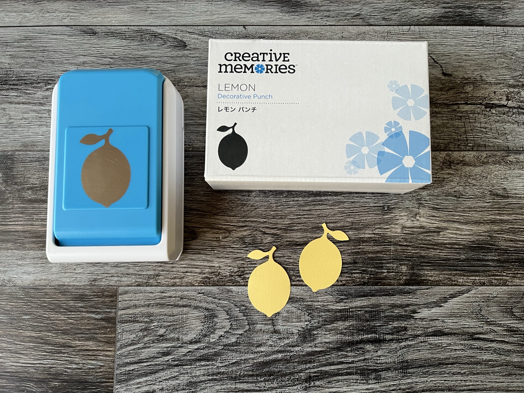 Lemon Decorative Punch - Tessa Scrapbooks