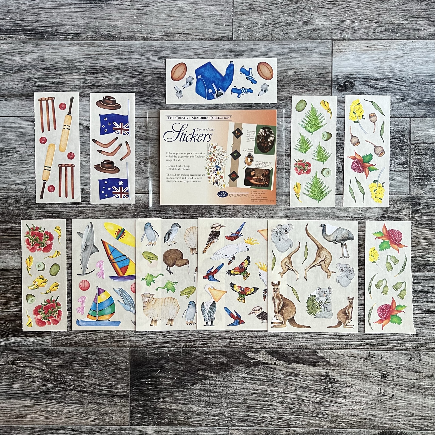 Down Under Stickers - Tessa Scrapbooks