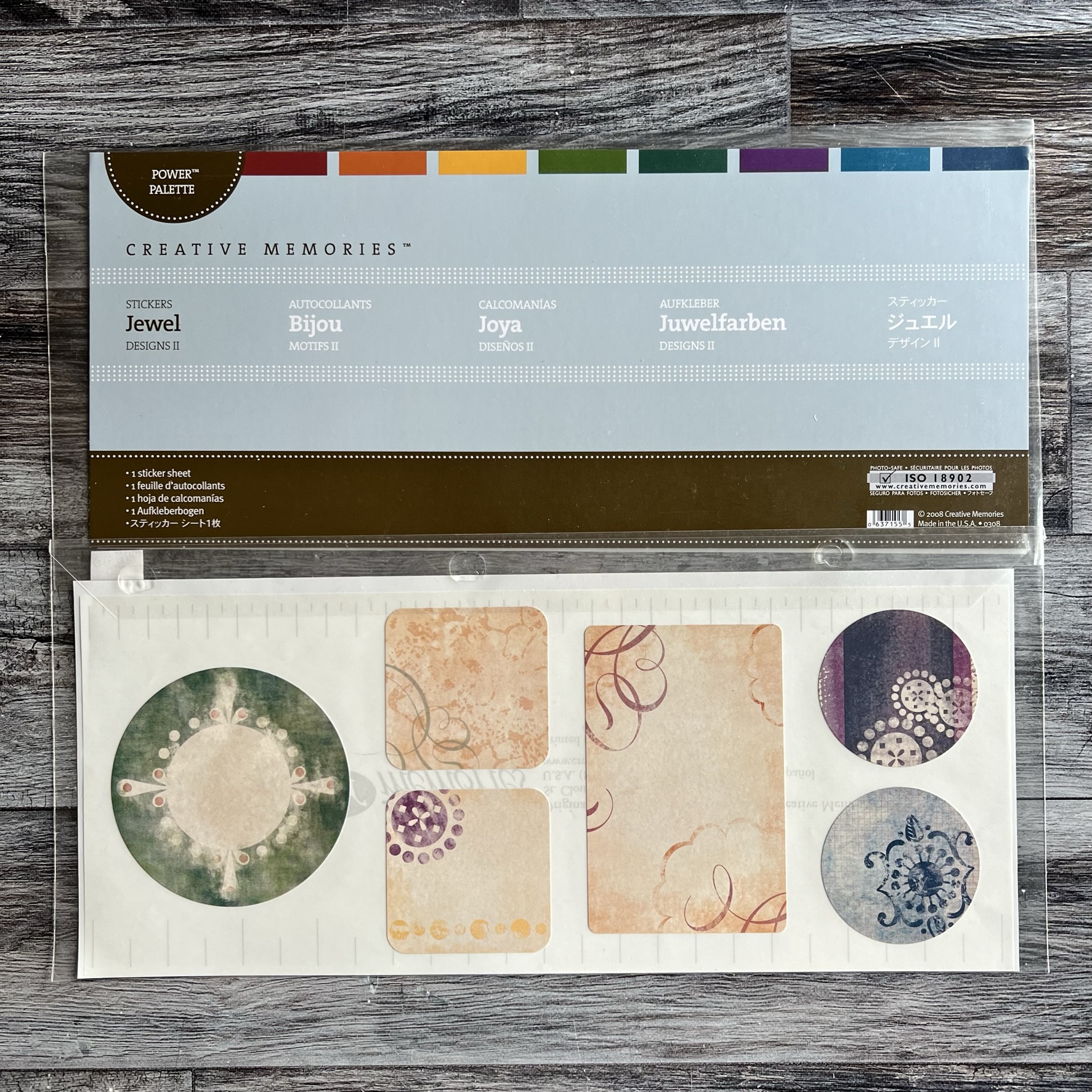 Jumbo Great Lengths Jewel Designs II Stickers - Tessa Scrapbooks