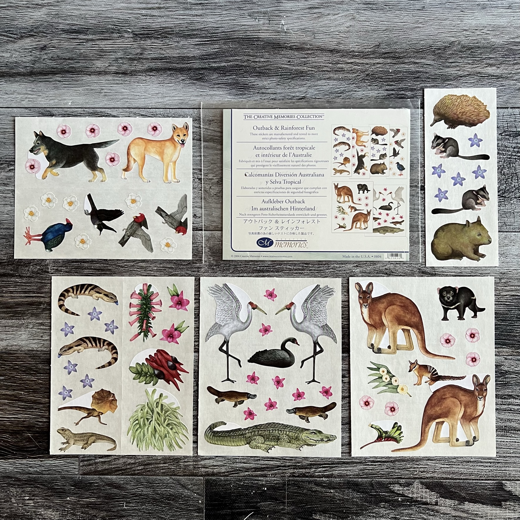 Outback Action Figure Sticker Outback & Rainforest Fun Stickers - Tessa Scrapbooks