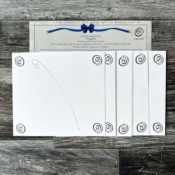 Organize Index Cards Tessa Scrapbooks