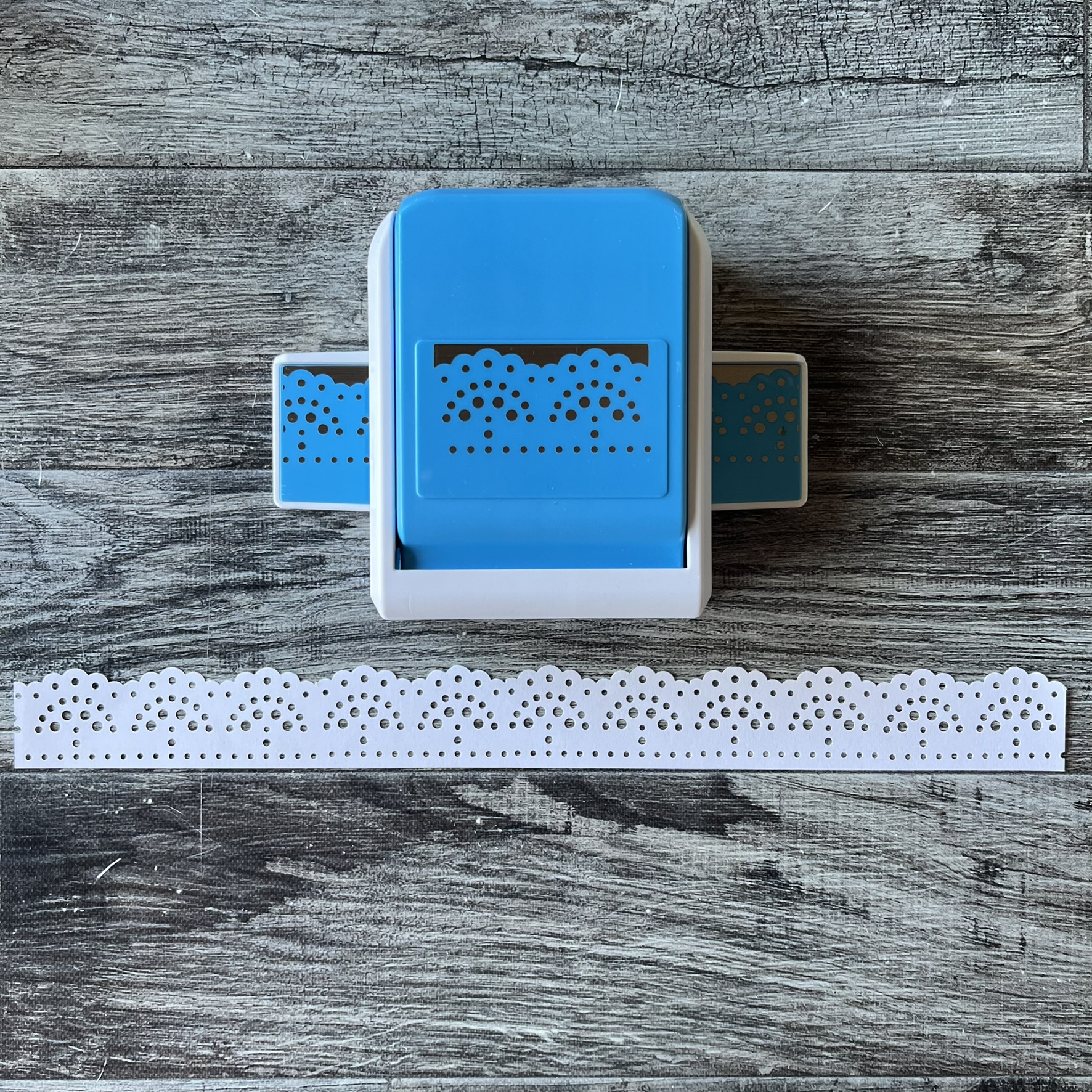 Lace Trim Border Punch USED Tessa Scrapbooks