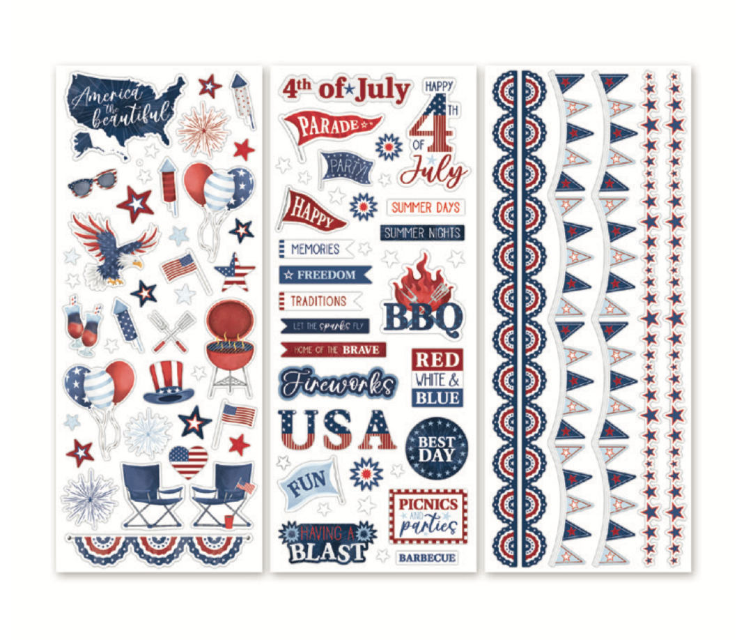 Perfectly Patriotic Decorative Bundle – Tessa Scrapbooks