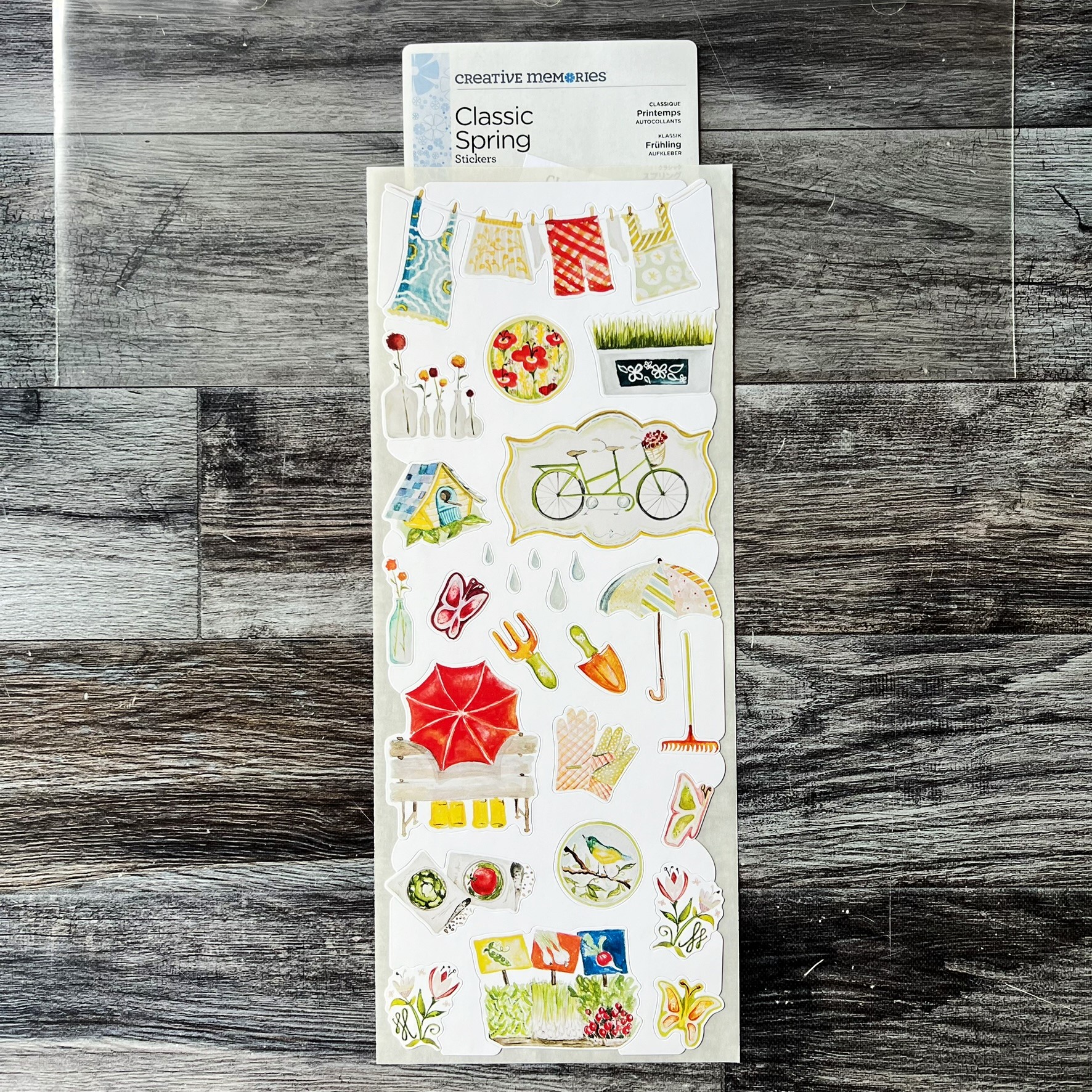Classic Spring Stickers by Creative Memories - Tessa Scrapbooks