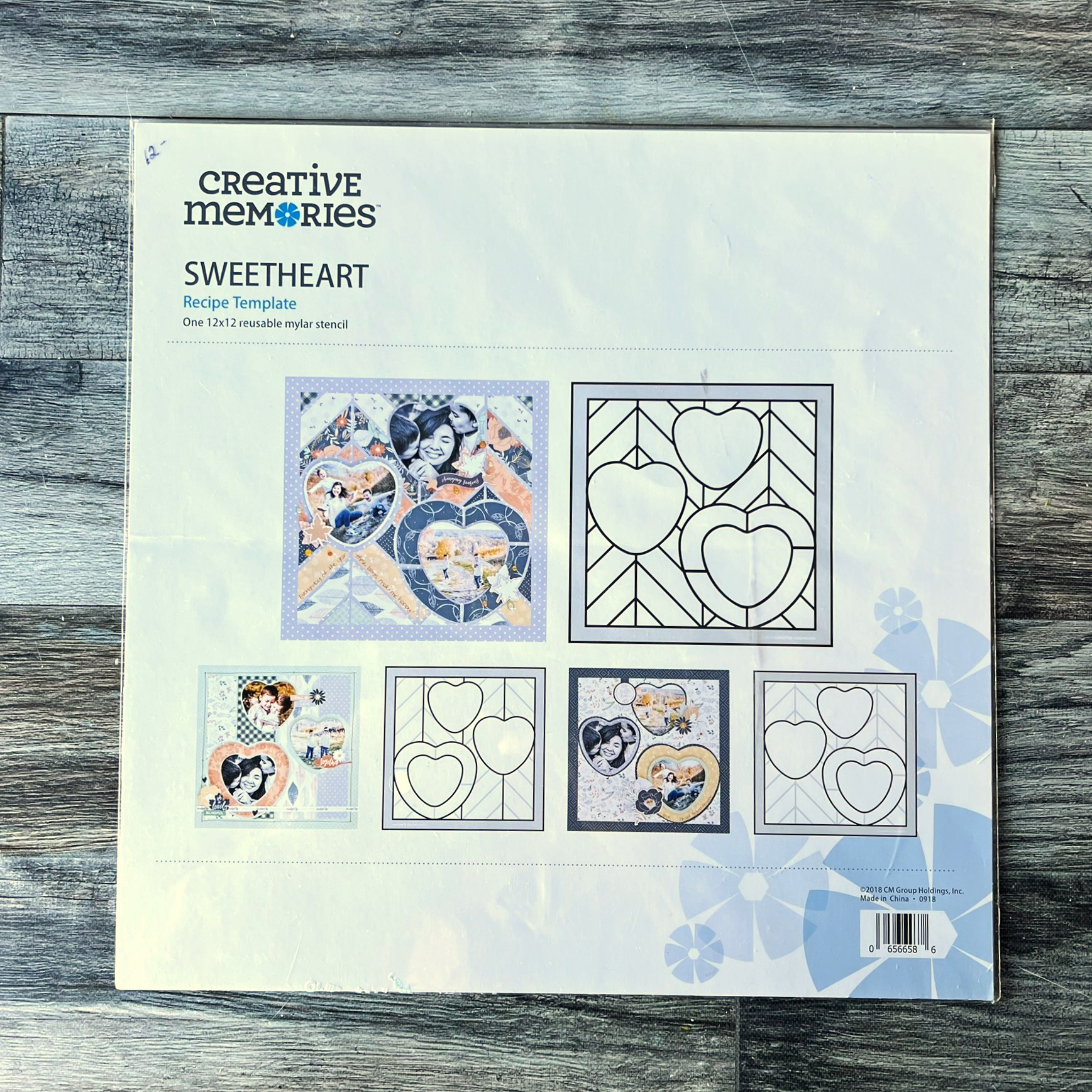 Sweetheart Recipe Template by Creative Memories Tessa Scrapbooks