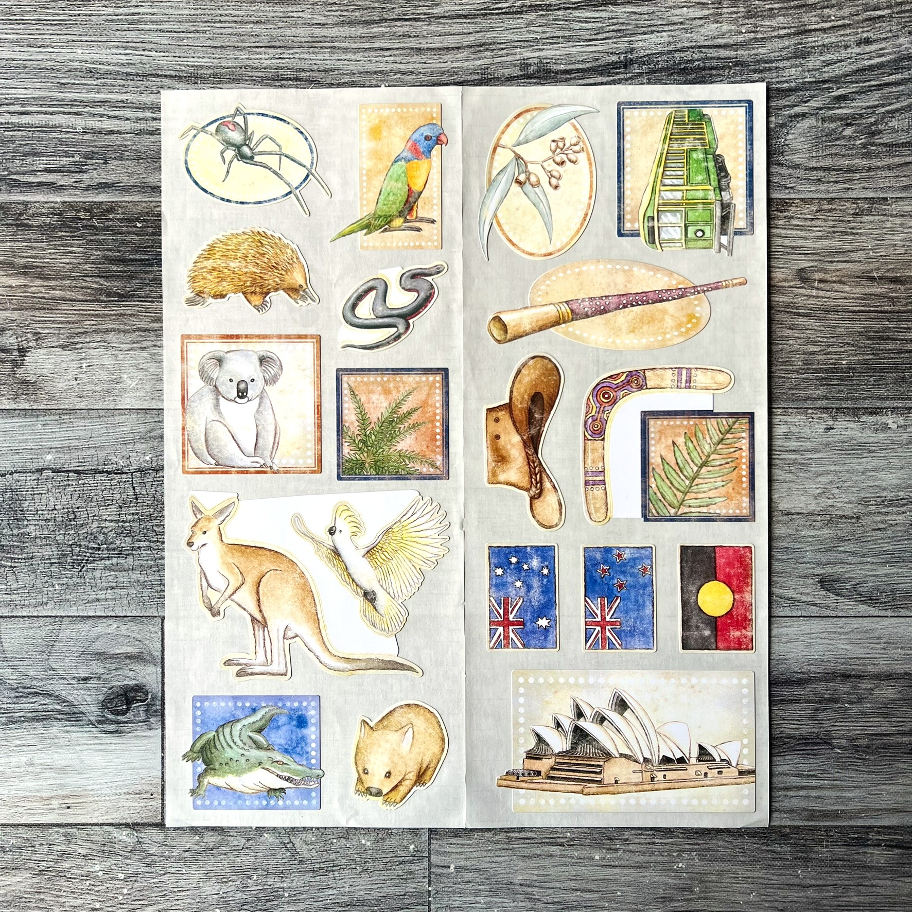 Australia Stickers by Creative Memories - Tessa Scrapbooks