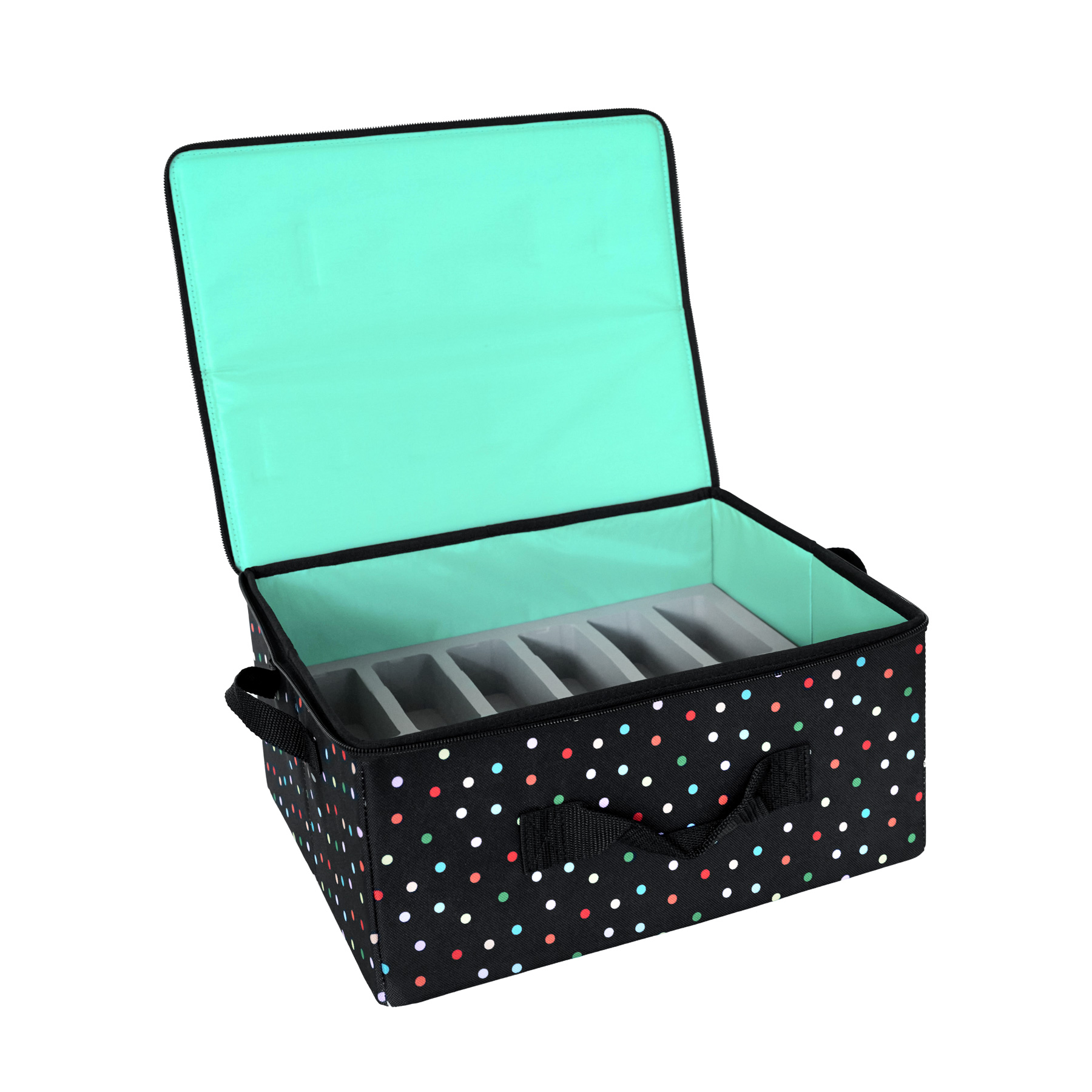 Border PUNCH Organizer - Rainbow Dots - Tessa Scrapbooks