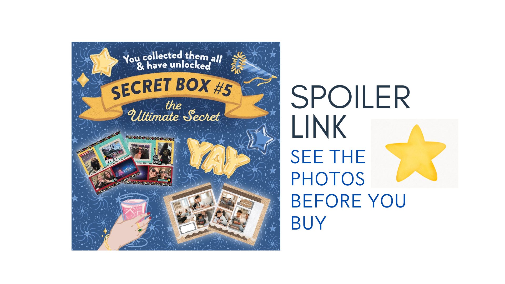 Secret Box #5 2025 Spoiler Photos - Tessa Scrapbooks