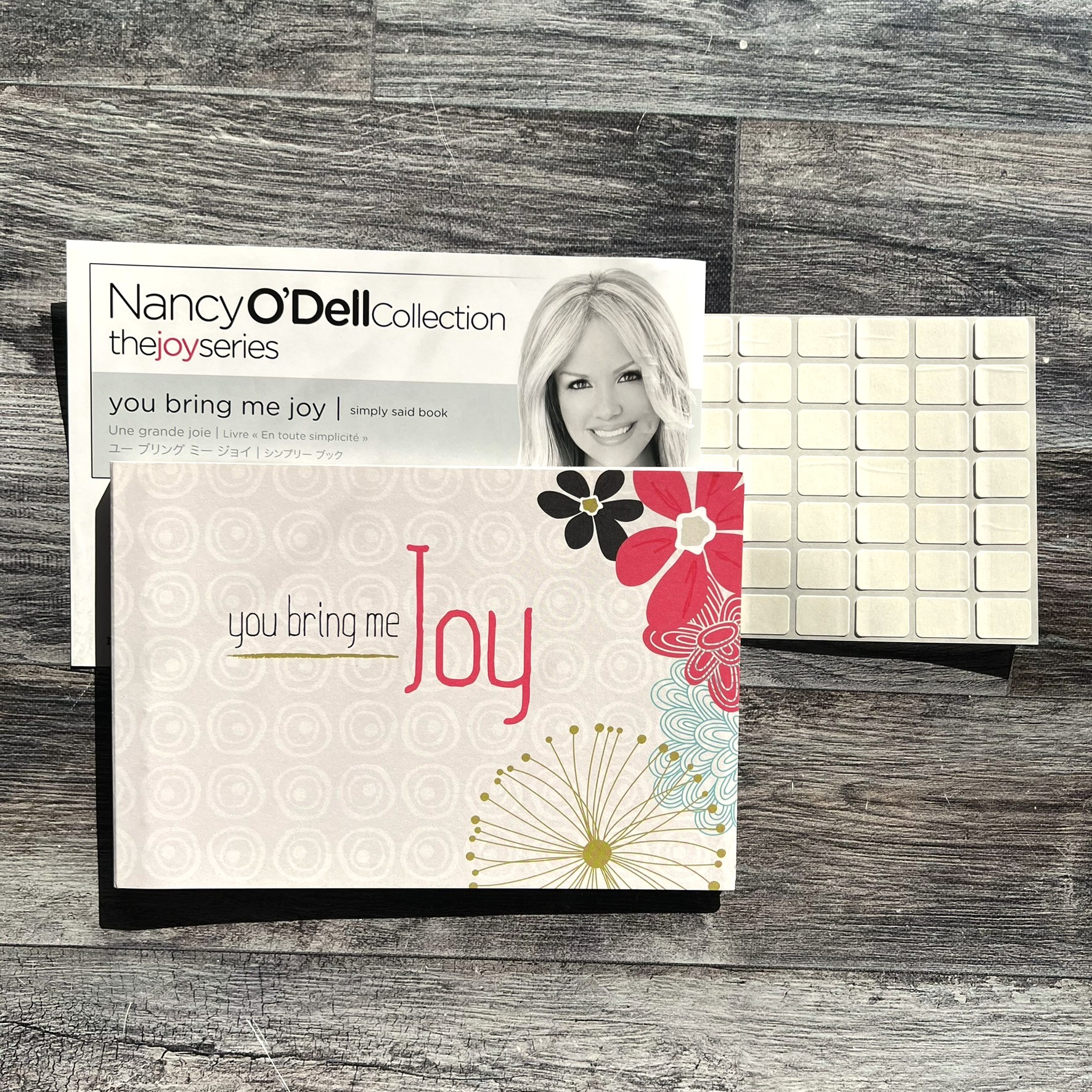 You Bring Me Joy Nancy O' Dell Simply Said Book - Tessa Scrapbooks