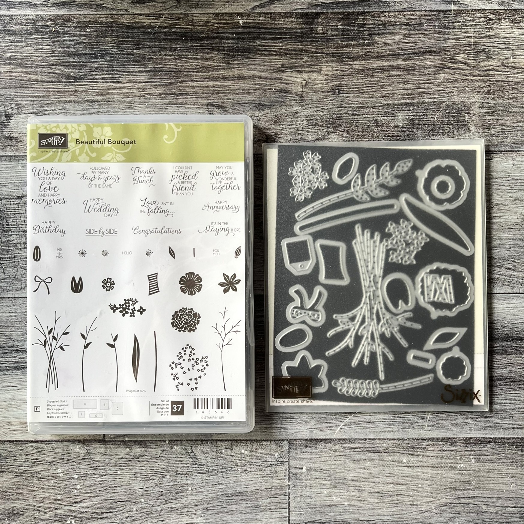 Beautiful Bouquet Stamp & Die Cut Set by Stampin' Up - Tessa Scrapbooks