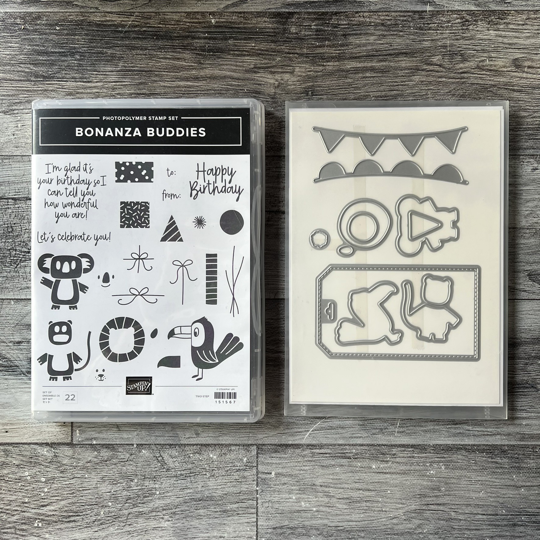 Bonanza Buddies Stamp & Die Cut Set by Stampin' Up - Tessa Scrapbooks