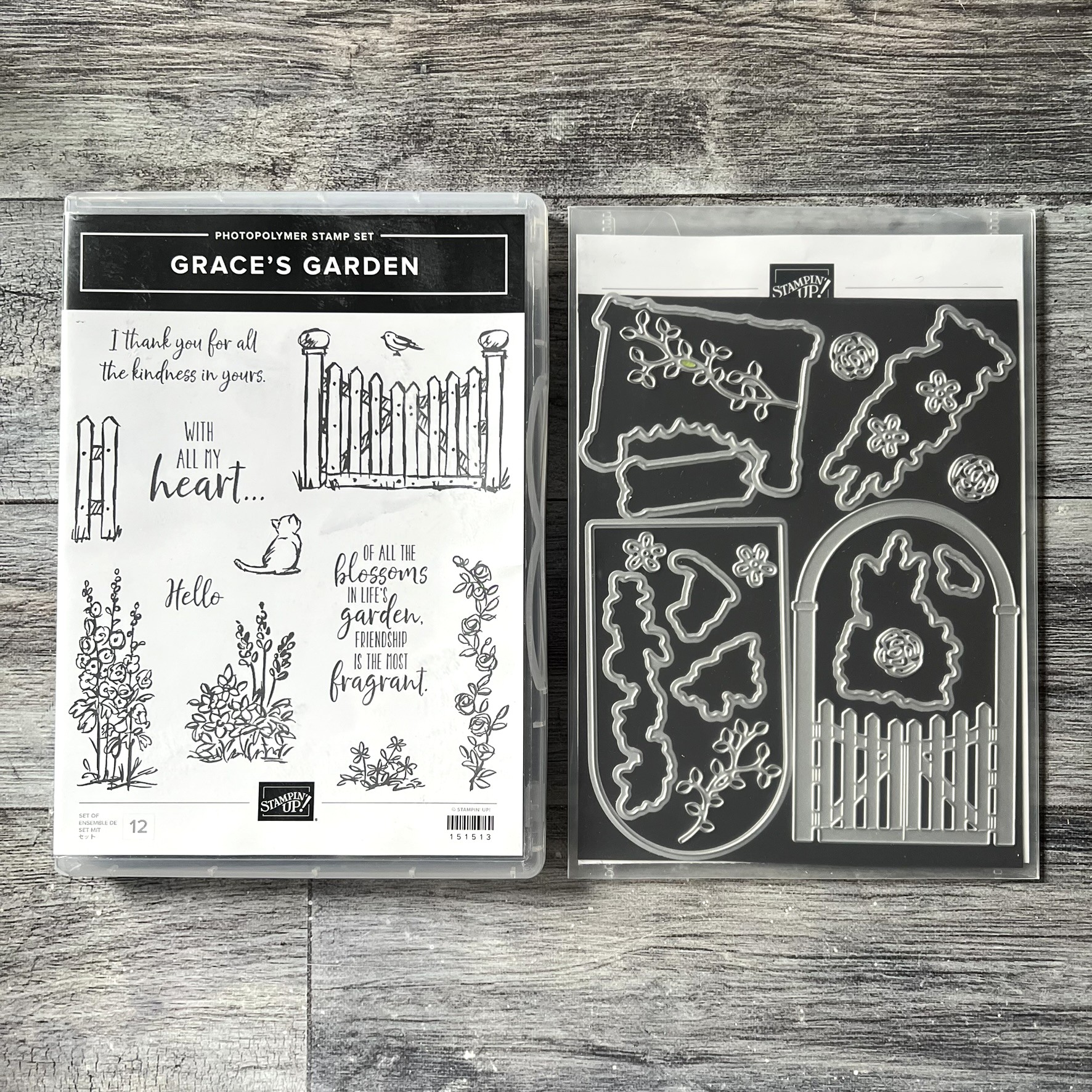 Grace's Garden Stamp & Die Cut Set by Stampin' Up - Tessa Scrapbooks