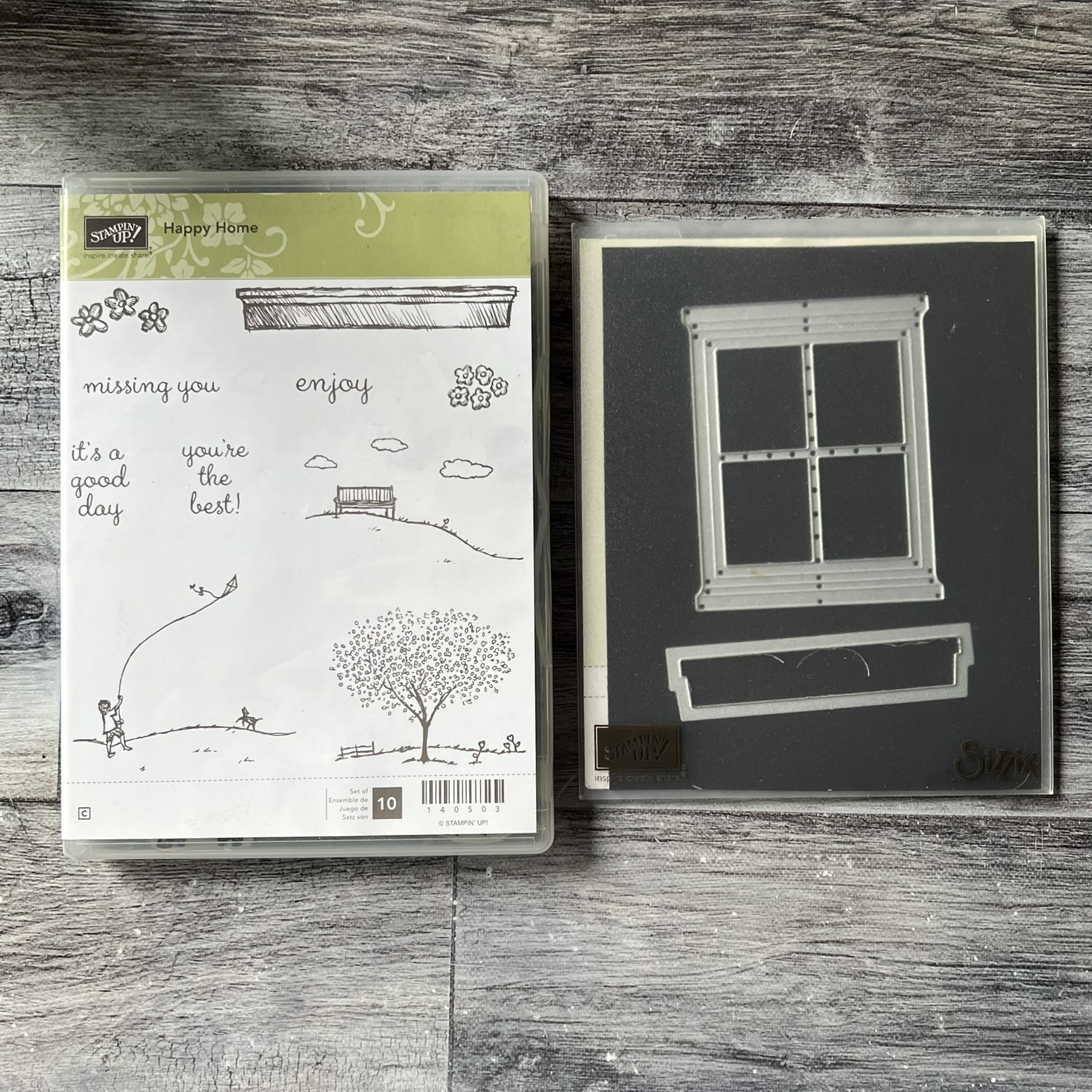 Happy Home Stamp & Die Cut Set by Stampin' Up - Tessa Scrapbooks