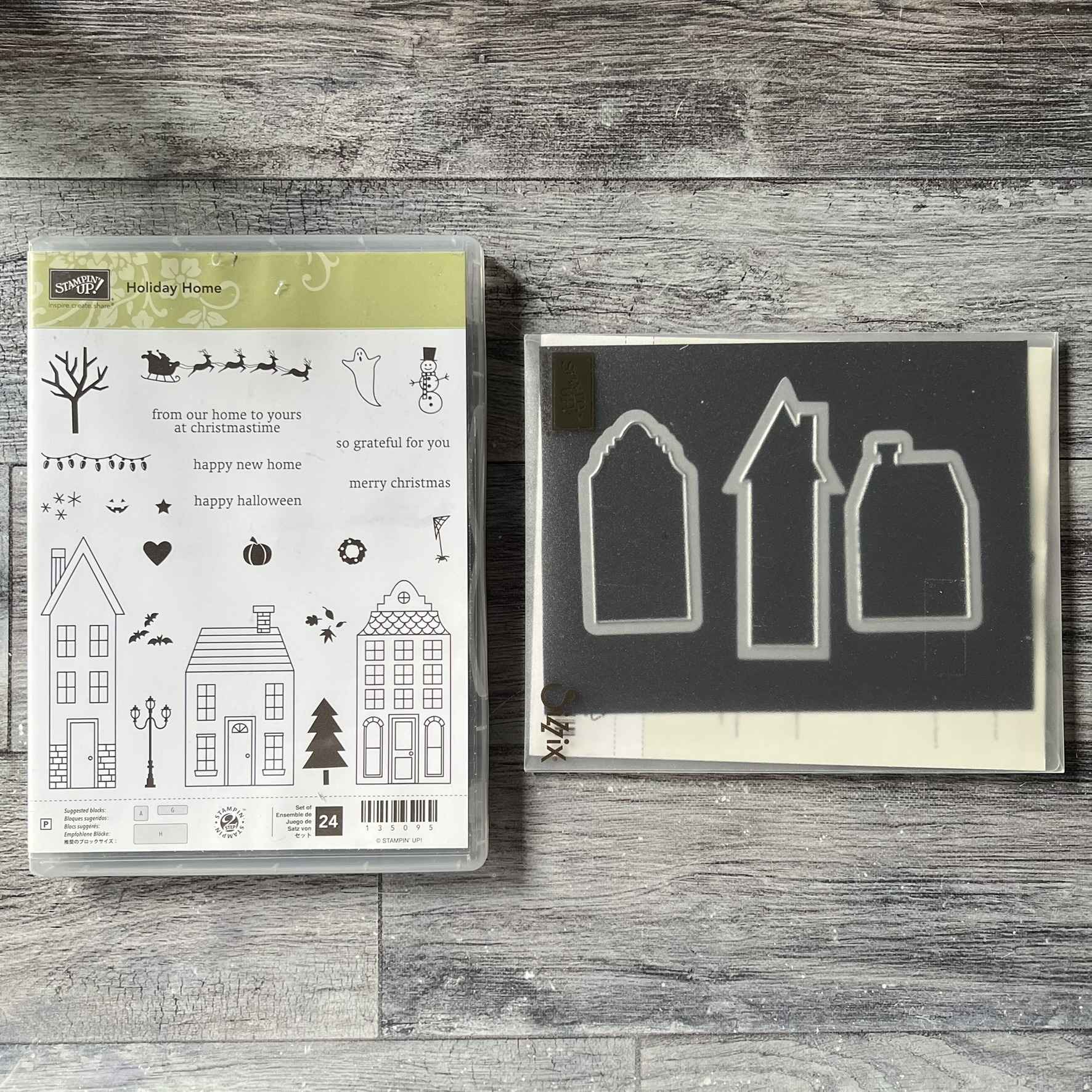 Holiday Home Stamp & Die Cut Set by Stampin' Up - Tessa Scrapbooks