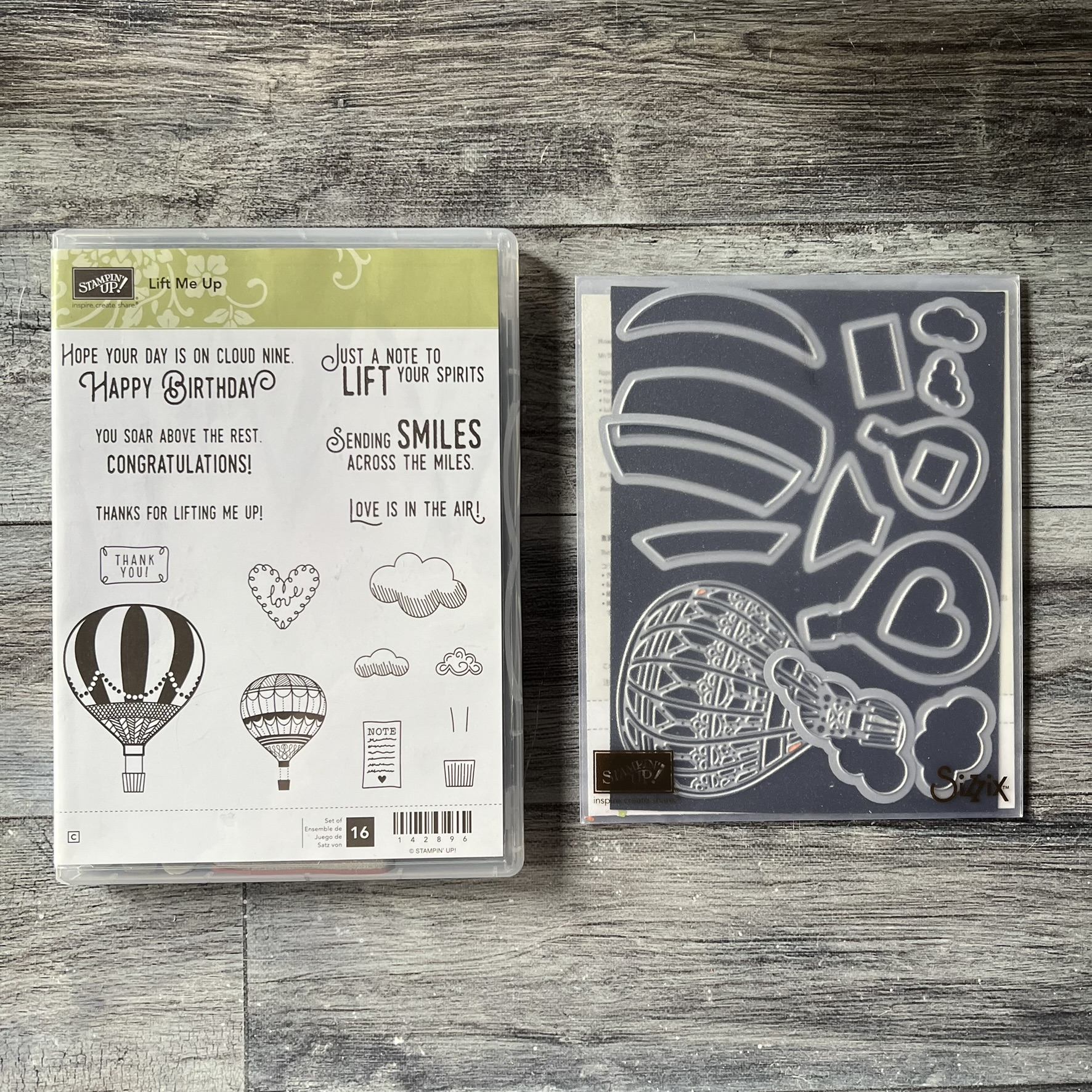 Lift Me Up Stamp & Die Cut Set by Stampin' Up - Tessa Scrapbooks