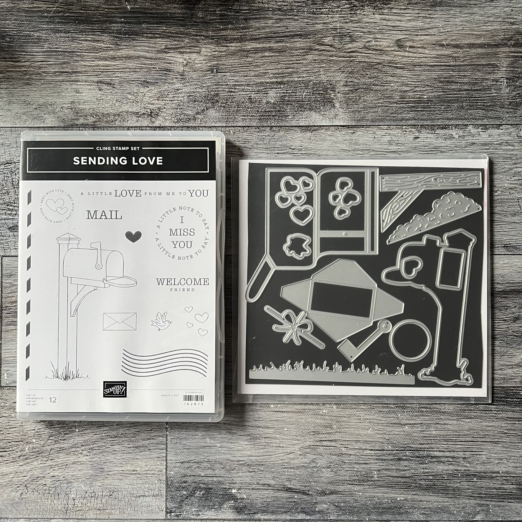 Sending Love Stamp & Die Cut Set by Stampin' Up - Tessa Scrapbooks