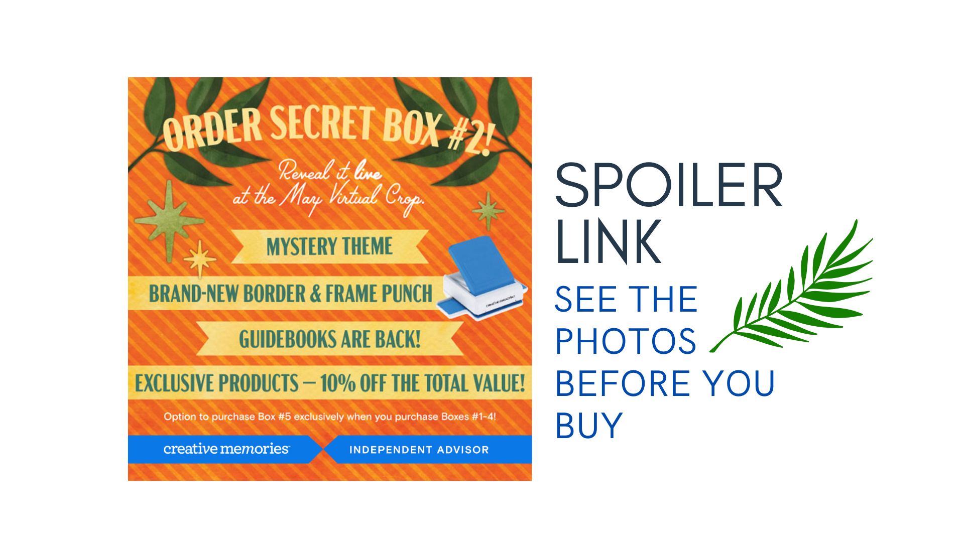 Secret Box #2 2026 Spoiler Photos - Tessa Scrapbooks