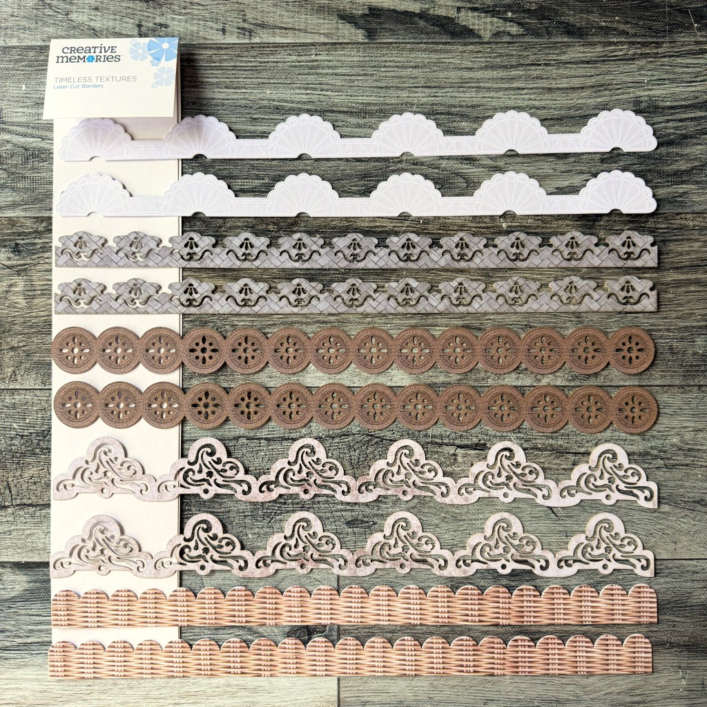 Timeless Textures Laser Cut Borders - Tessa Scrapbooks